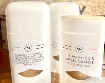 Cedarwood & Sweet Orange Deodorant - 2.5 oz