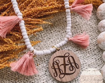 Wooden Monogram Car Charm, Monogram Car Charm, Tassel Car Charm, Car Charms, Car Accessories, Monogram Charm, Rear View Mirror Charm