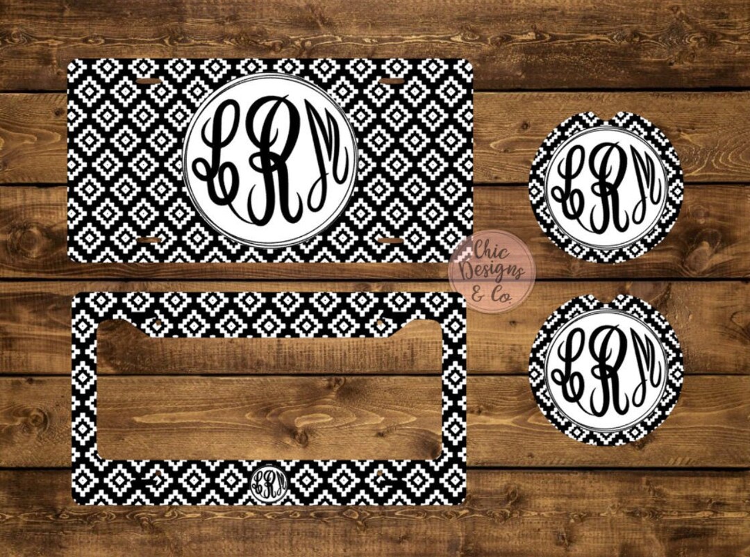 Aztec License Plate Custom License Plate License Plate Etsy