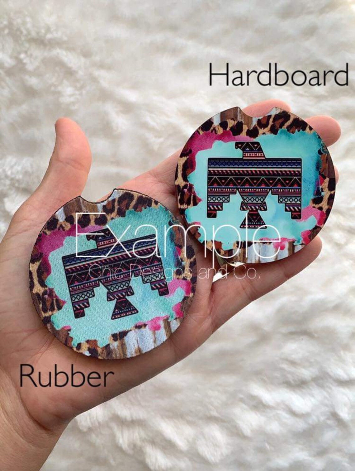 Leopard Car Coasters Coaster Set Cheetah Car Coasters Etsy