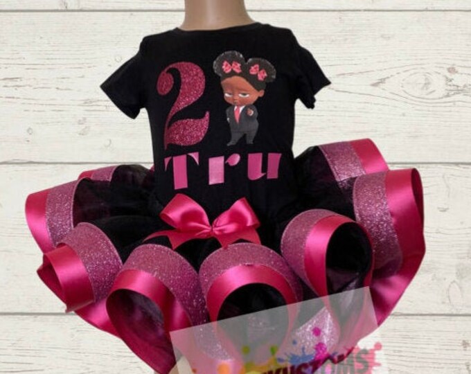 Girl Boss Baby Boss Baby Tutu Boss Baby Tutu Set Boss Baby Shirt Boss Baby Birthday Oufit Boss Baby Boss Baby Girl