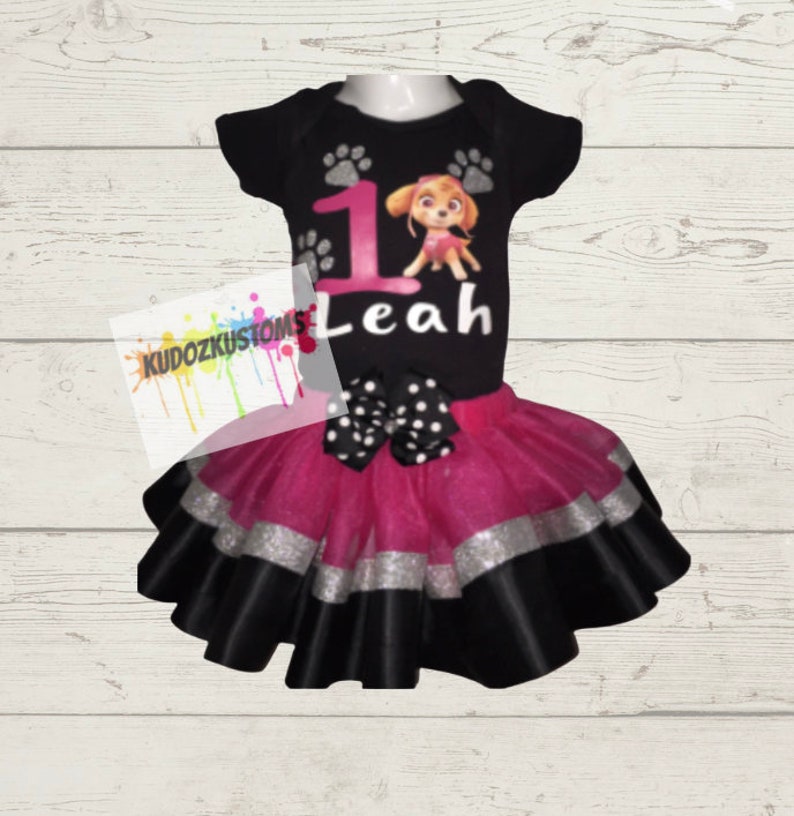 paw patrol birthday dress
