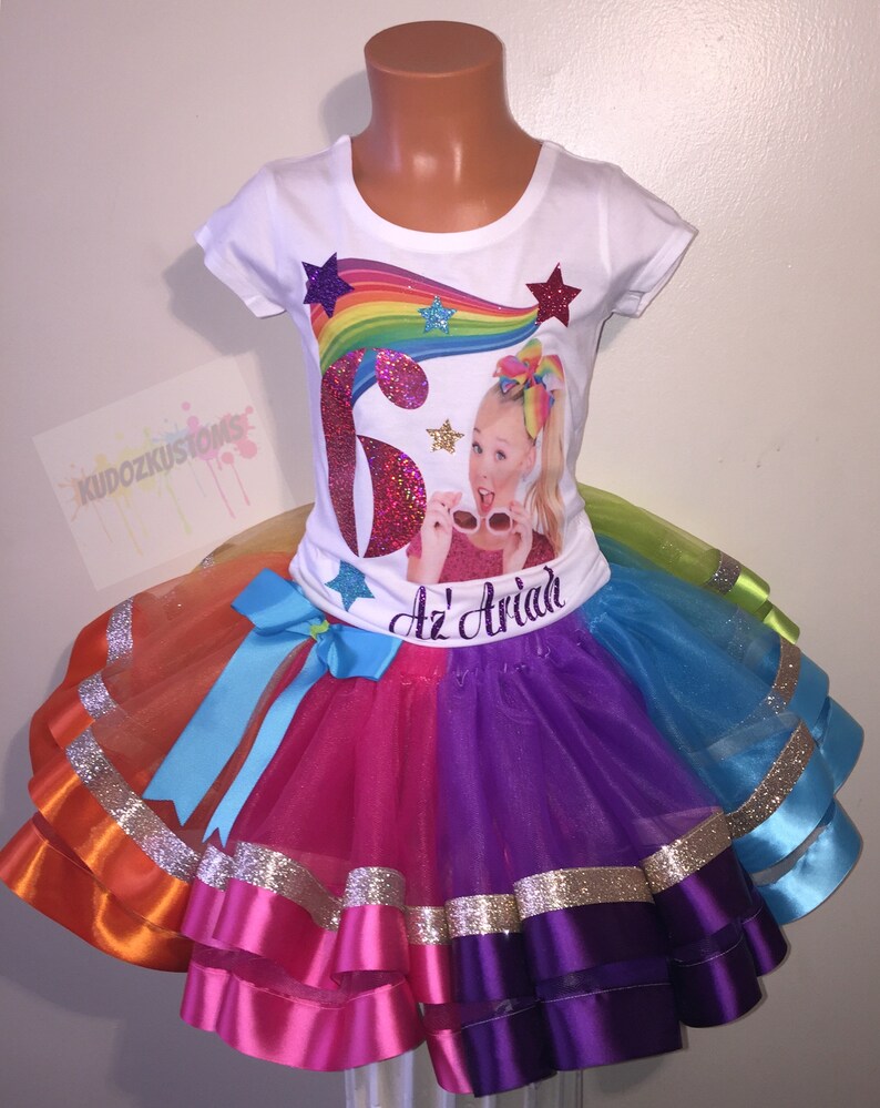 Jojo Siwa Outfit Jojo Siwa Birthday Outfit Jojo Siwa Tutu Etsy