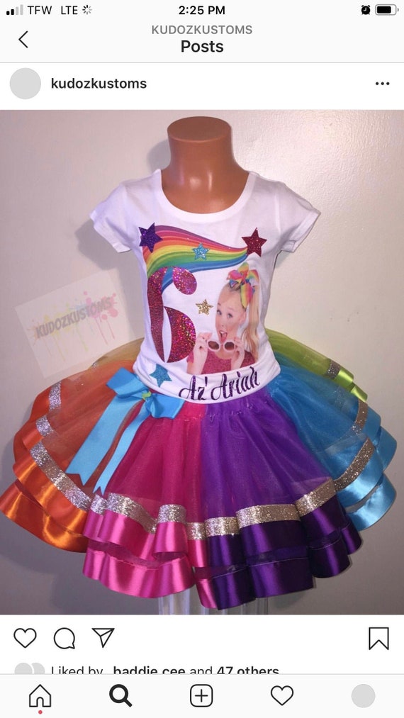 jojo siwa tulle dress