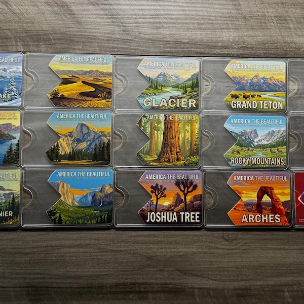 Hoesje voor nationale parkpas - Kunstcollectie Pacific & Mountain Parks - Gemaakt door een kunstenaar