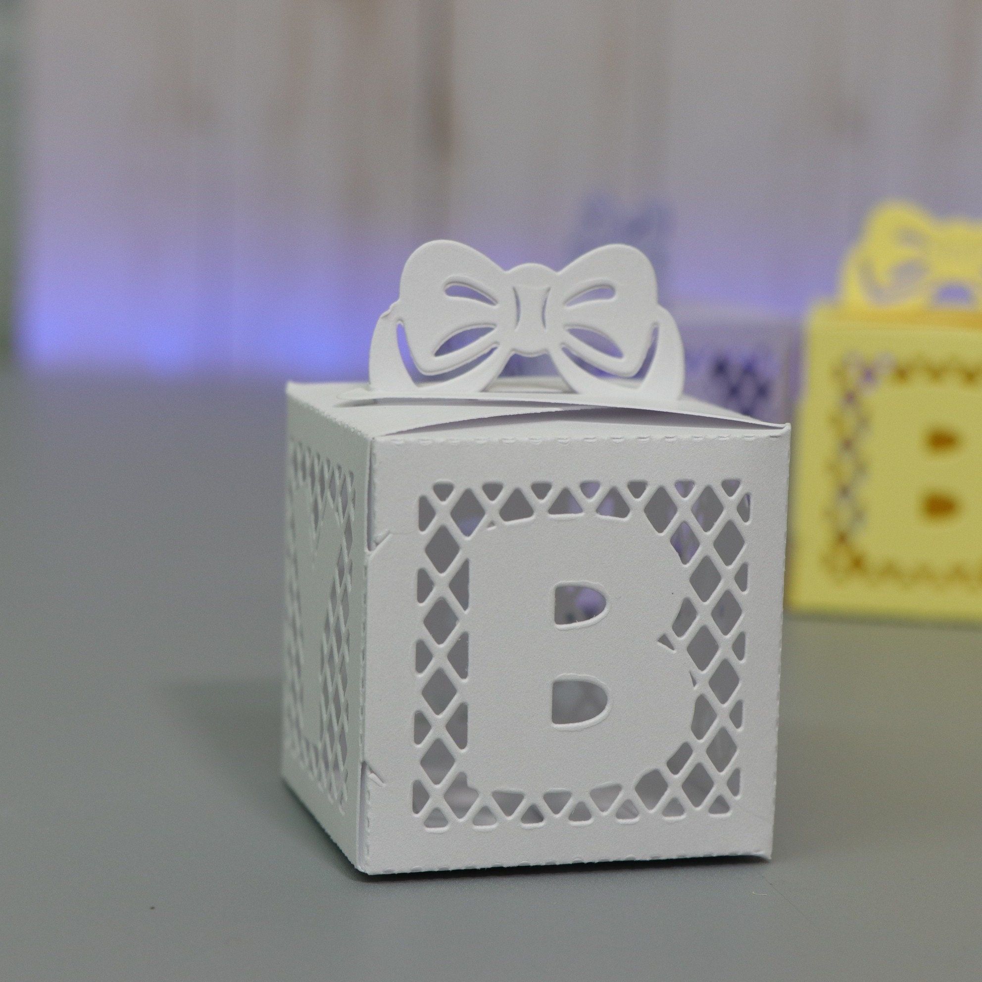 B.A.B.Y Box, Baby Favor Box, Souvenirs, Gift Box, Set of 12, 5 Color