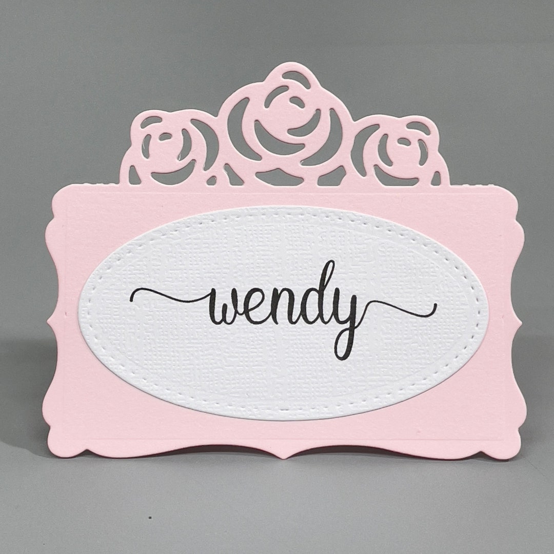 Custom Name Place Card / Font Options / Wedding Mothers Day Etsy