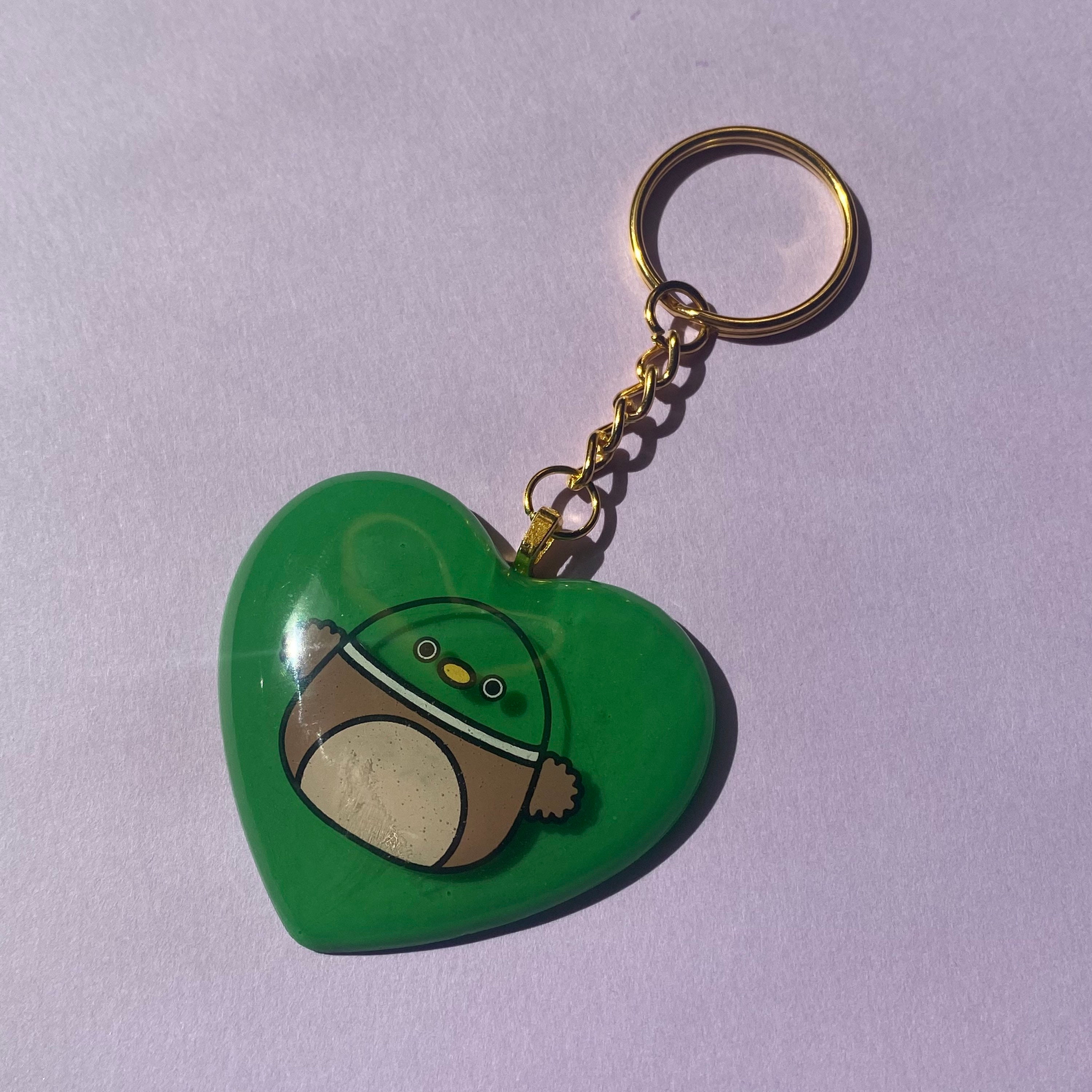 Squishmallow Avery Duck Resin Keychain Etsy