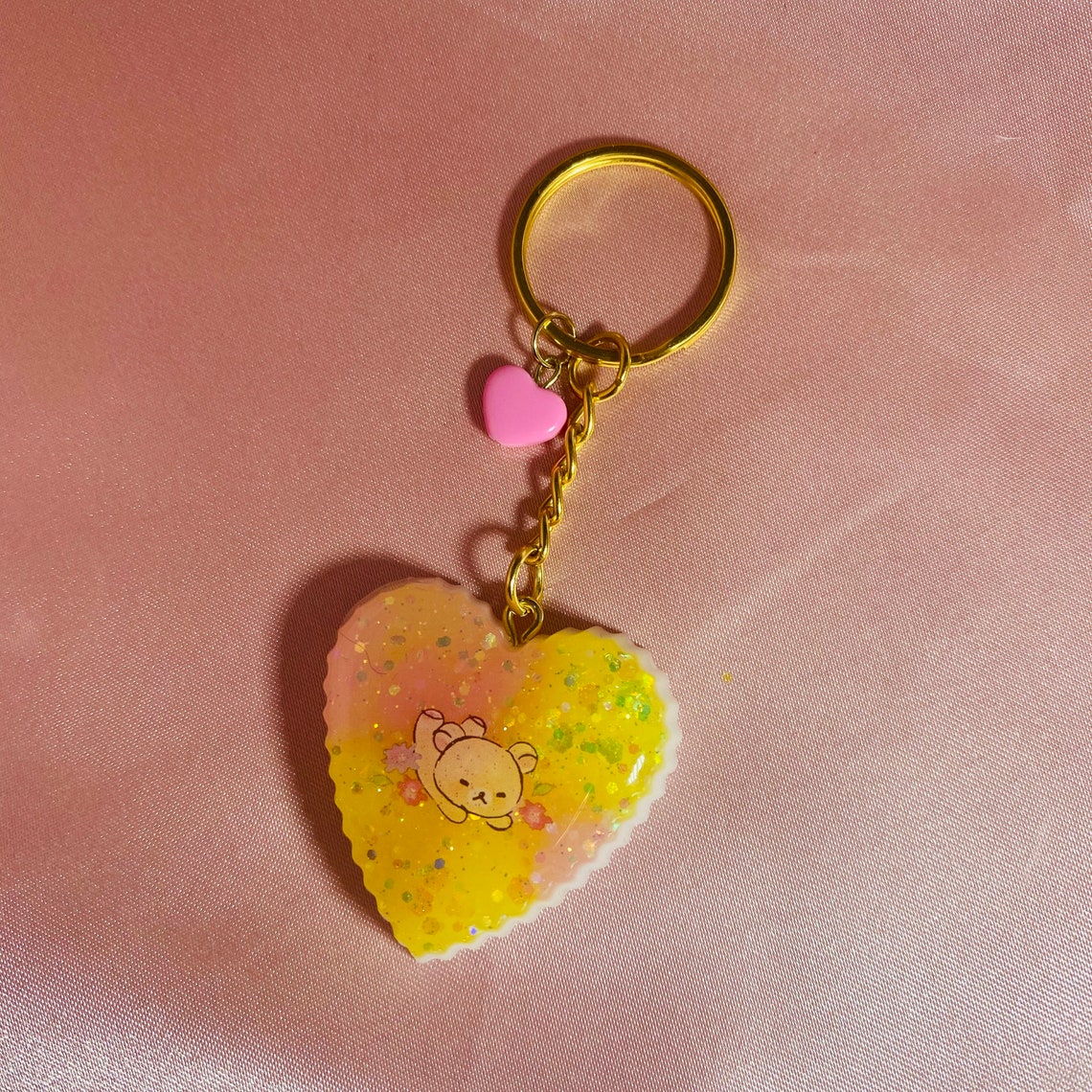 Rilakkuma Resin Keychain Etsy