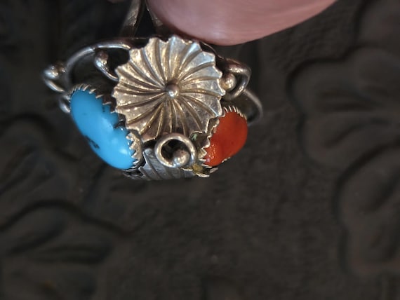 Native American made cluster ring - image 11