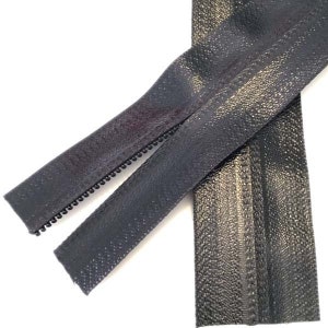Ykk NO.3 aquaguard Coil-Kette-Reißverschlussband Meterware, wasserfestes schwarzes Reißverschlussband und umgekehrte Reißverschlussschieber, Reißverschlussband # 3