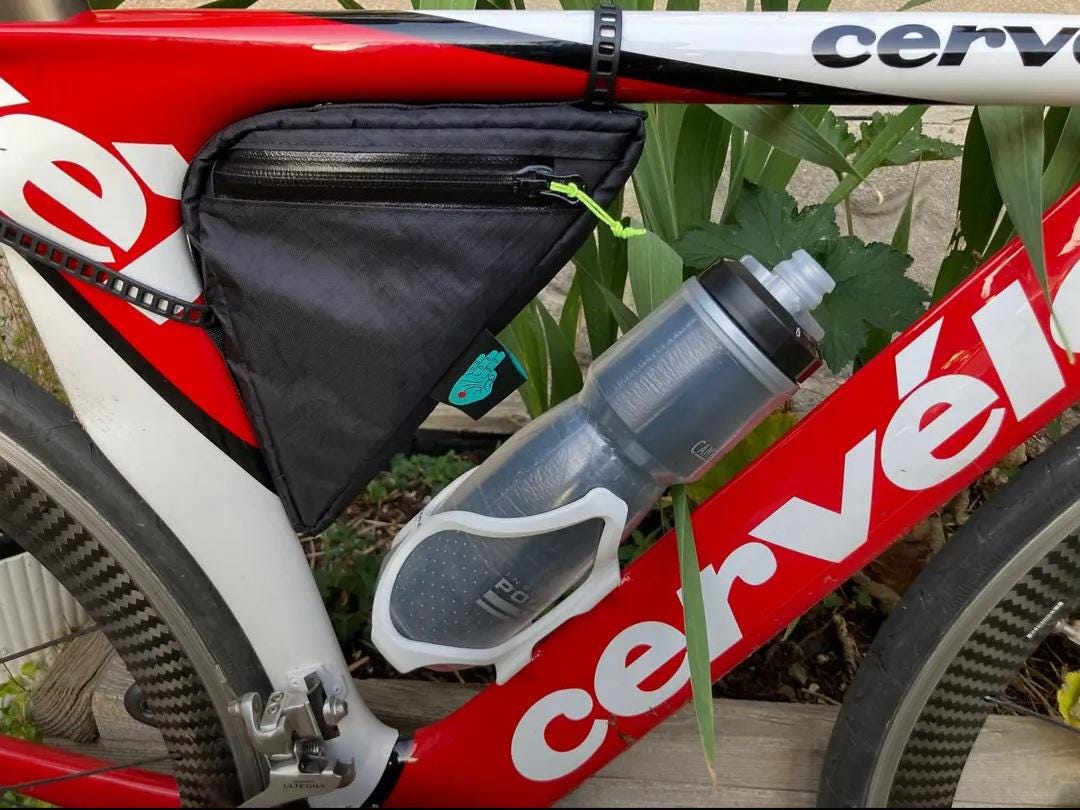 Custom Made Mini Frame Bag for Cycling and Bikepacking - Etsy