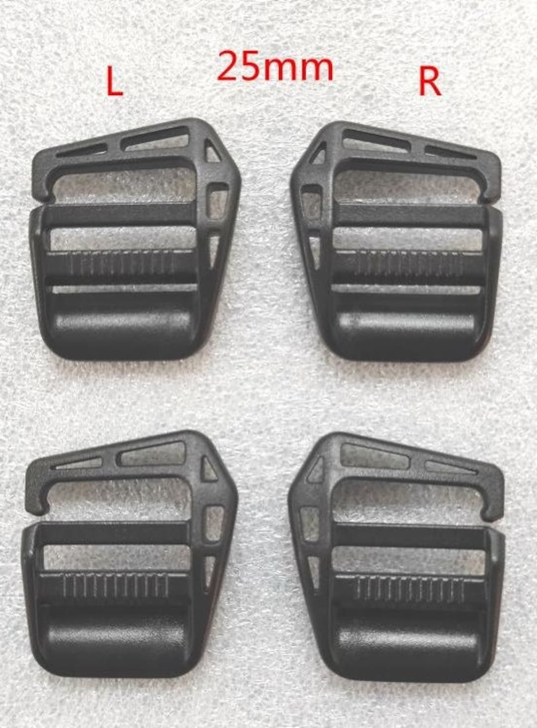Adjustable G Hook Buckle,left or Right,for 1 Inch/25 Mm bing,plastic