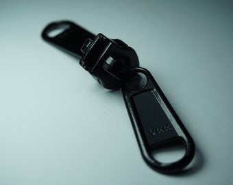 YKK #10 Black Double Pull Zipper Slider: Heavy Duty Coil Zipper