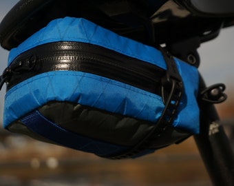 Custom made saddle bag for cycling and bikepacking