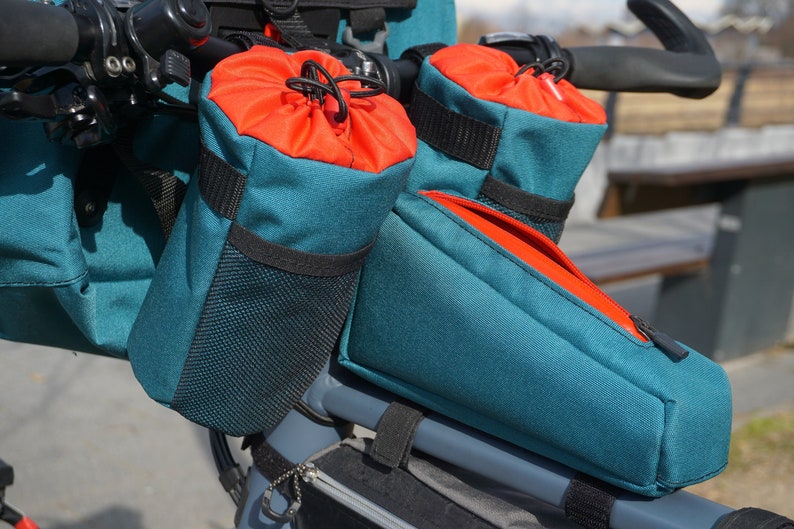 Sacoche supérieure personnalisée, tube supérieur à boulonner sur commande, sacoche de vélo, sacoches de vélo et de randonnée, sacs à dos pour vélos d'aventure et de gravel, sacoches de vélo image 5