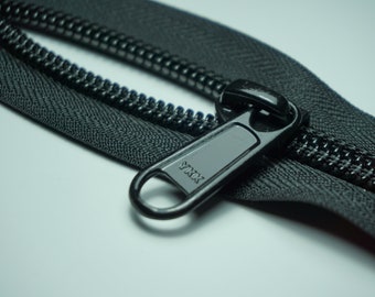 YKK Reißverschluss-Reparatur-Set #7 Antik Messing – 3 Auto-Lock Schieber Inkl. Stoppern | Made In USA Für Jacken, Mäntel