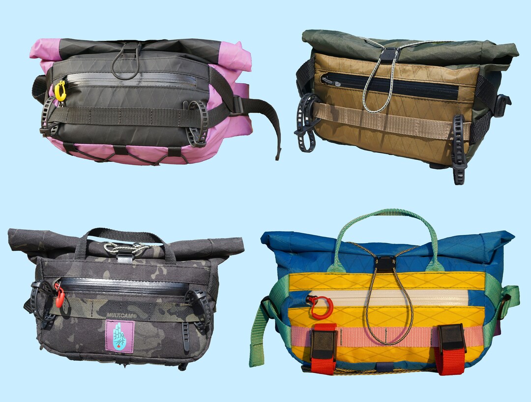 Custom Made Handlebar Bag, Bicycle Fanny Pack, Made to Order Bags for