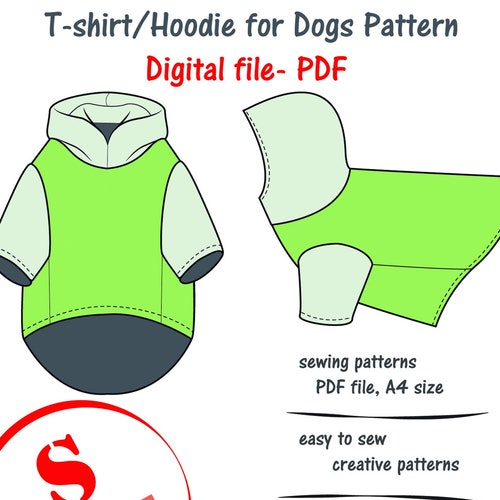 Pug PDF Dog Sewing Pattern - Etsy UK