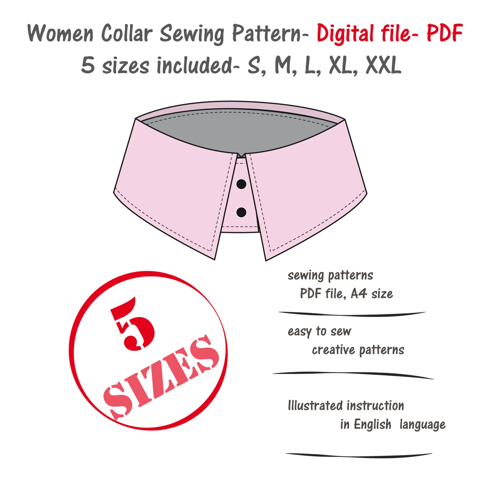 false-shirt-collar-sewing-pattern-pdf-file-women-collar-pdf-false-shirt-collar-pattern-5-sizes-included-fake-collar-sewing-pattern-etsy