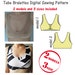 Tube bralette sewing pattern PDF, soft bra sewing, digital file, instant download, three sizes, 