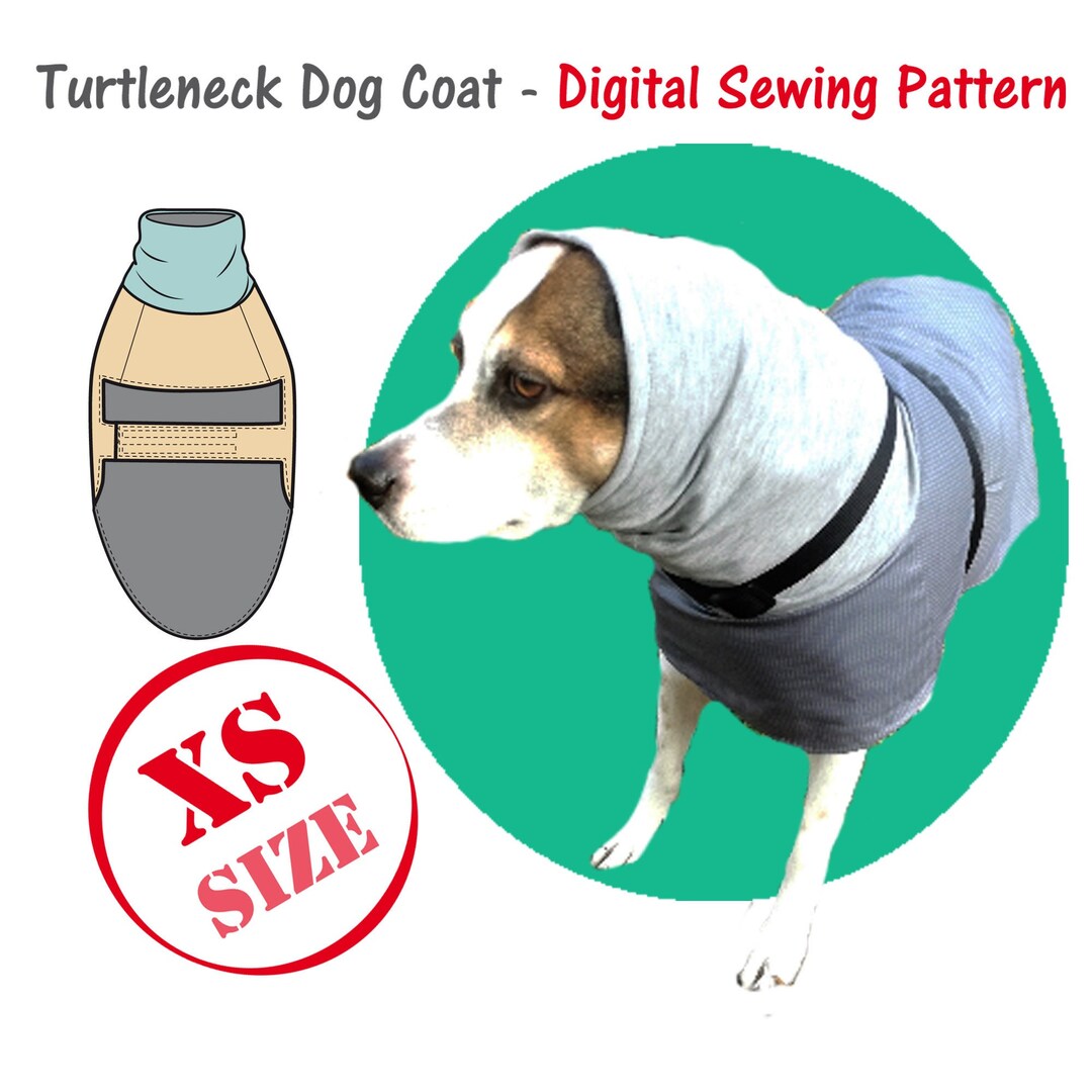 Turtleneck Smallxs Dogs Coat Sewing Pattern Dog Blouse Etsy Australia