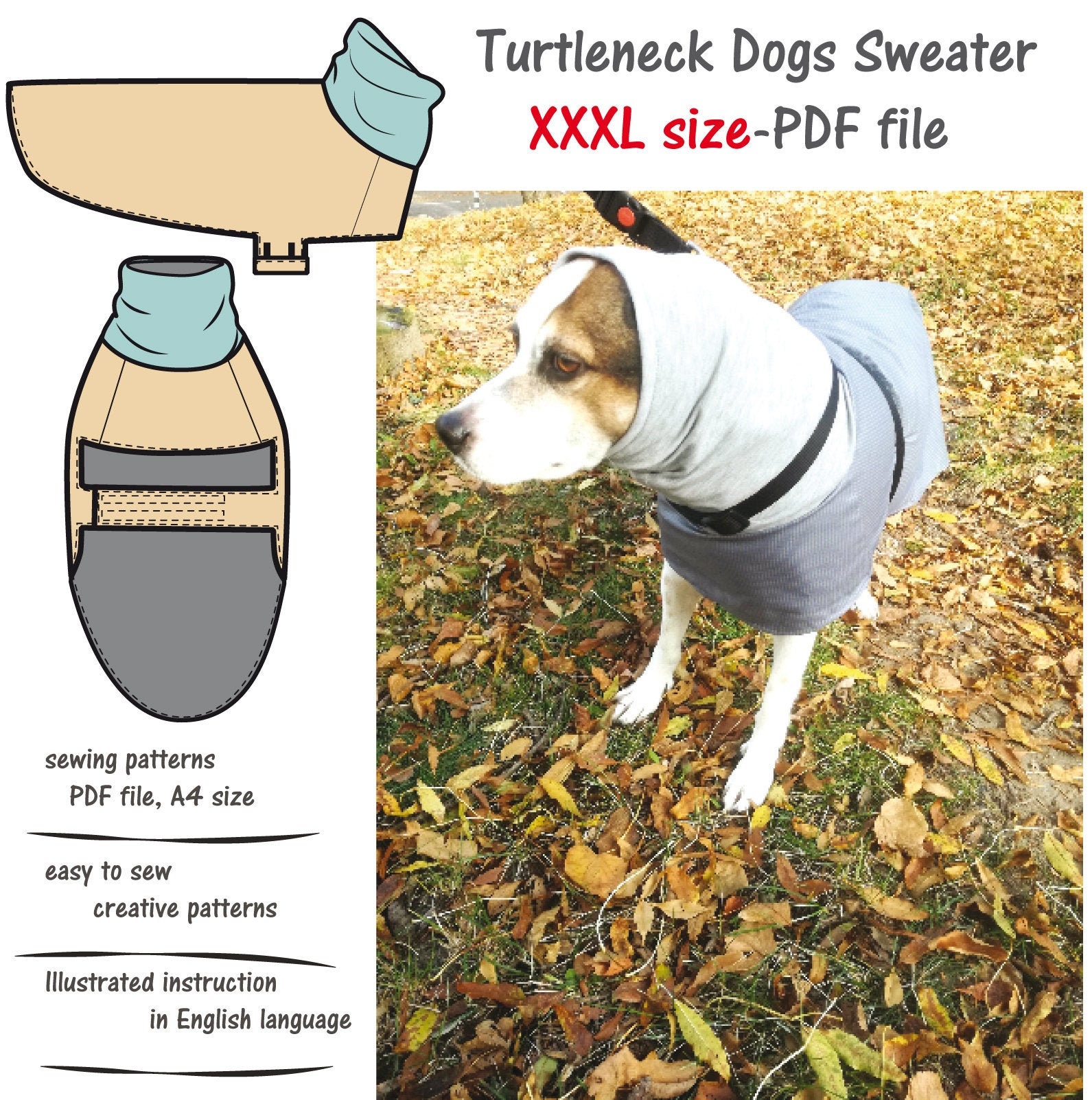 extra large dog coat