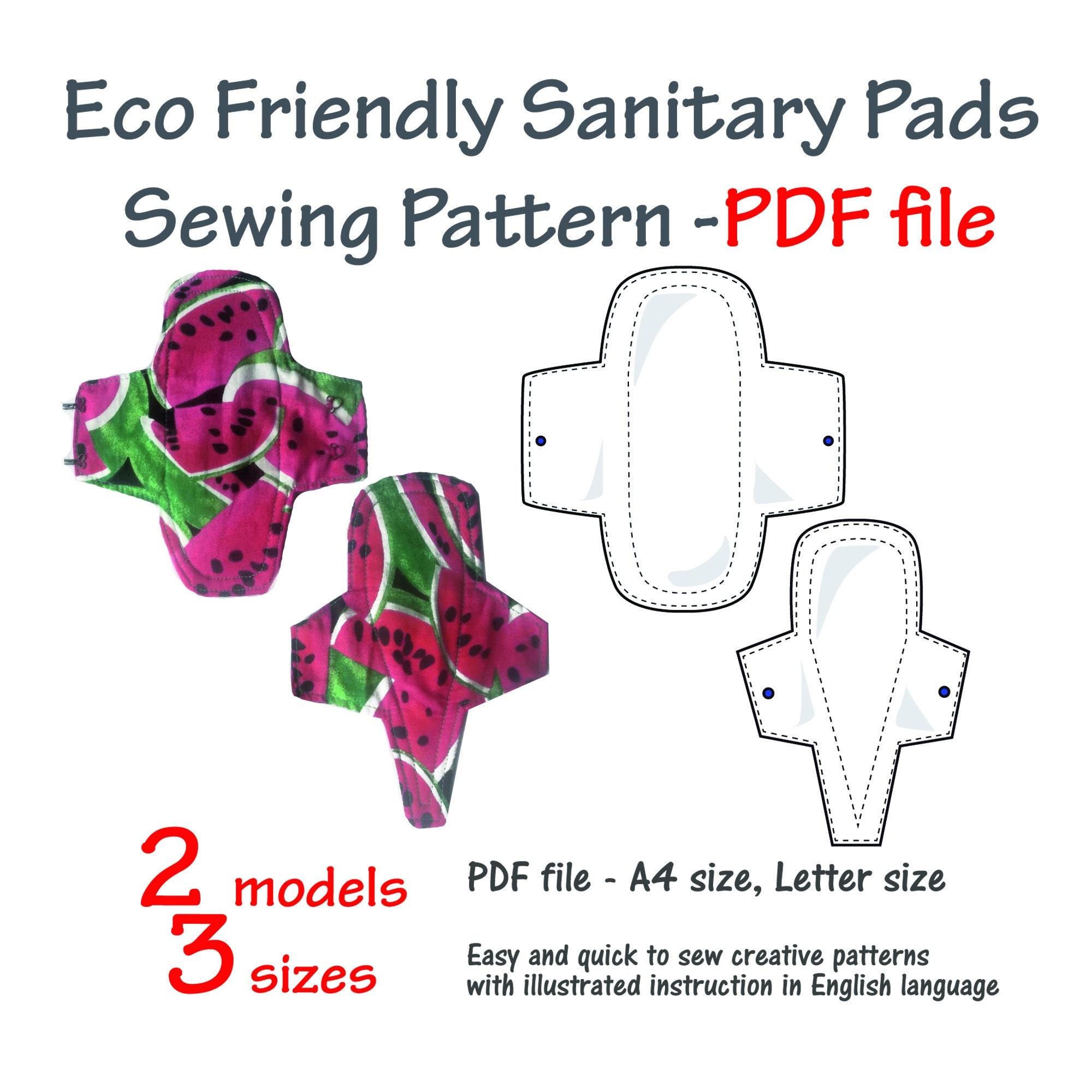 Pad & Tampon Holder Sewing Pattern