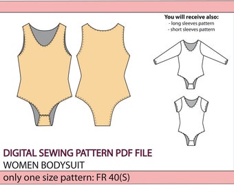Bodysuit pattern | Etsy