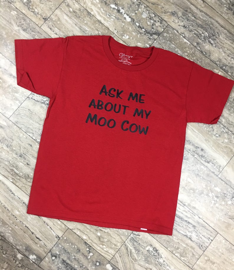 Ask Me About My Moo Cow Shirt | Etsy