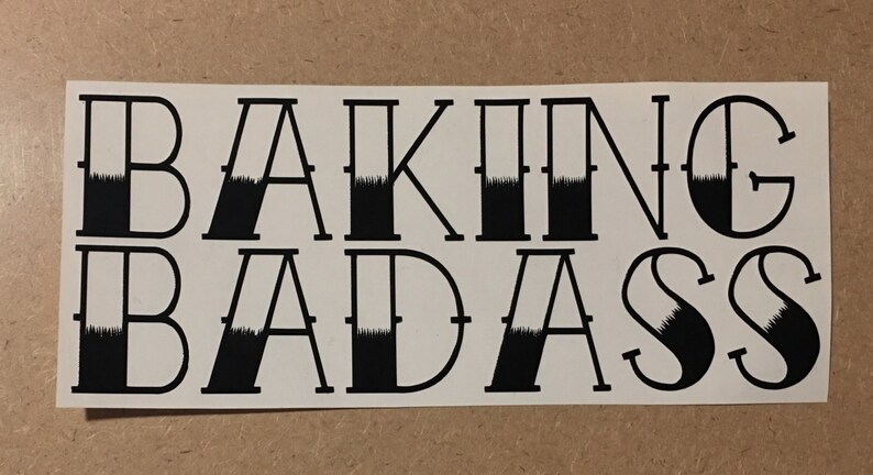 Download Kitchen Aid Mixer Decal Baking Badass Decal Personalized ...