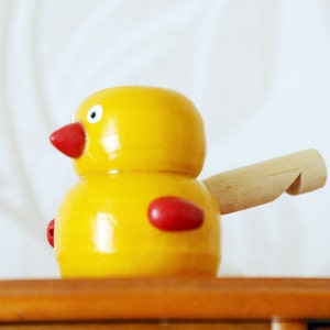 Kids gift kids toy girls toy bird toy wood toy wooden toy Handmade toy woodland toy bird figurine chicken toy Whistle toy