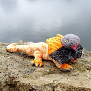 Stuffed  Lizard Plush toys Vintage chameleon Iguana toys 12&quot; collectible toy  animals toys Children&#39;s Toy Stuffed Toy kids Toy