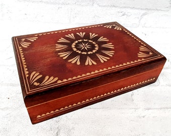 gift jewelry presentation box jewelry box Vintage jewelry storage Wooden Box Wood Box Treasure Box Rustic Home Decor Storage Box Trinket box jewelry organizer