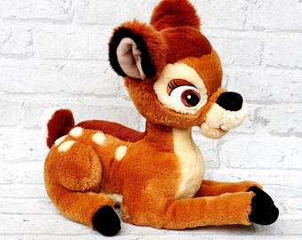 Stuffed bambi Plush toys 11" Stuffed Reindeer Plush toys Vintage deer Plush toys collectible toy  Stuffed Animal Toy