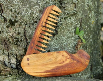 Husband gift|for|boyfriend gift|for|men Gift|for|Brother Hair Comb decorative combs beard grooming Wood comb Wooden comb beard comb