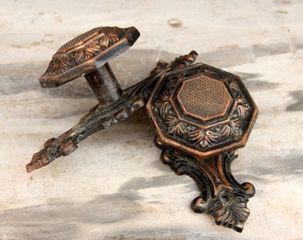 Vintage door knob DoorKnob Metal door knob Retro door knob Shabby chic decor Door hardware Antique door knob soviet door handles