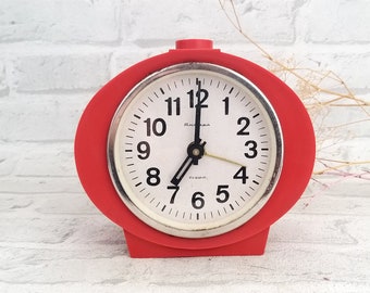 jantar alarm clock Mechanical clock Soviet alarm clock WORKING Clock Soviet clock Retro Alarm Clock Retro Clock collectible clock Jantar