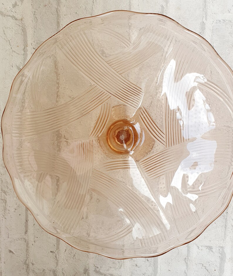 Blush Glassware Blush Pink Glassware Pink Glass Dish Vintage Etsy