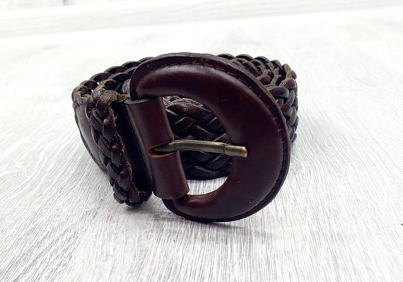 Woven Leather Belt M Womens Belt Women Accessories Western  display picture 2