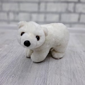 zus cadeau Gevulde witte ijsbeer knuffels 10&quot; witte beer Vintage kinderspeelgoed kinderen speelgoed Knuffeldier speelgoed