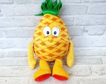 Stuffed pineapple Plush toys Vintage Stuffed fruits Plush toys 12" collectible toy  Children's Toy Stuffed Toy kids Toy