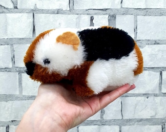 Vintage Stuffed Guinea pig plush toys 7.5" collectible Childrens kids Animal Baby toy