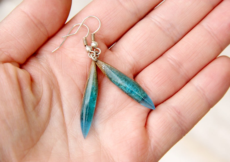 gift|for|Girlfriend rustic jewelry dangle earring drop earring Wood resin Jewelry Wood earring boho Jewelry Wooden jewelry Wooden earring