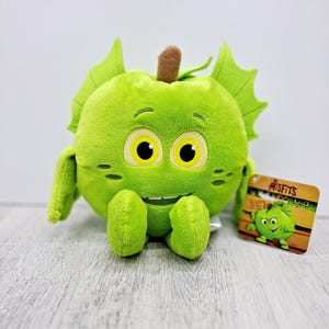 The Misfits green apple Plush toys Vintage Stuffed fruits Plush toys 10.5&quot; collectible toy  Monster Apple&#39; Childrens kids Toy