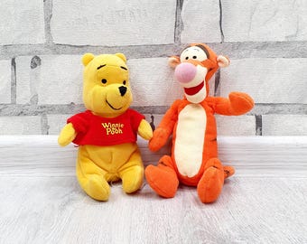 ヴィンテージ マテル ディズニー くまのプーさんとティガー ぬいぐるみ