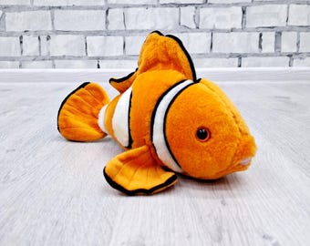 Disney Store Stuffed Nemo Plush toy 12" Stuffed Fish Plush toys Vintage dory fish tos collectible toy Childrens Toy Stuffed Toy kids Toy