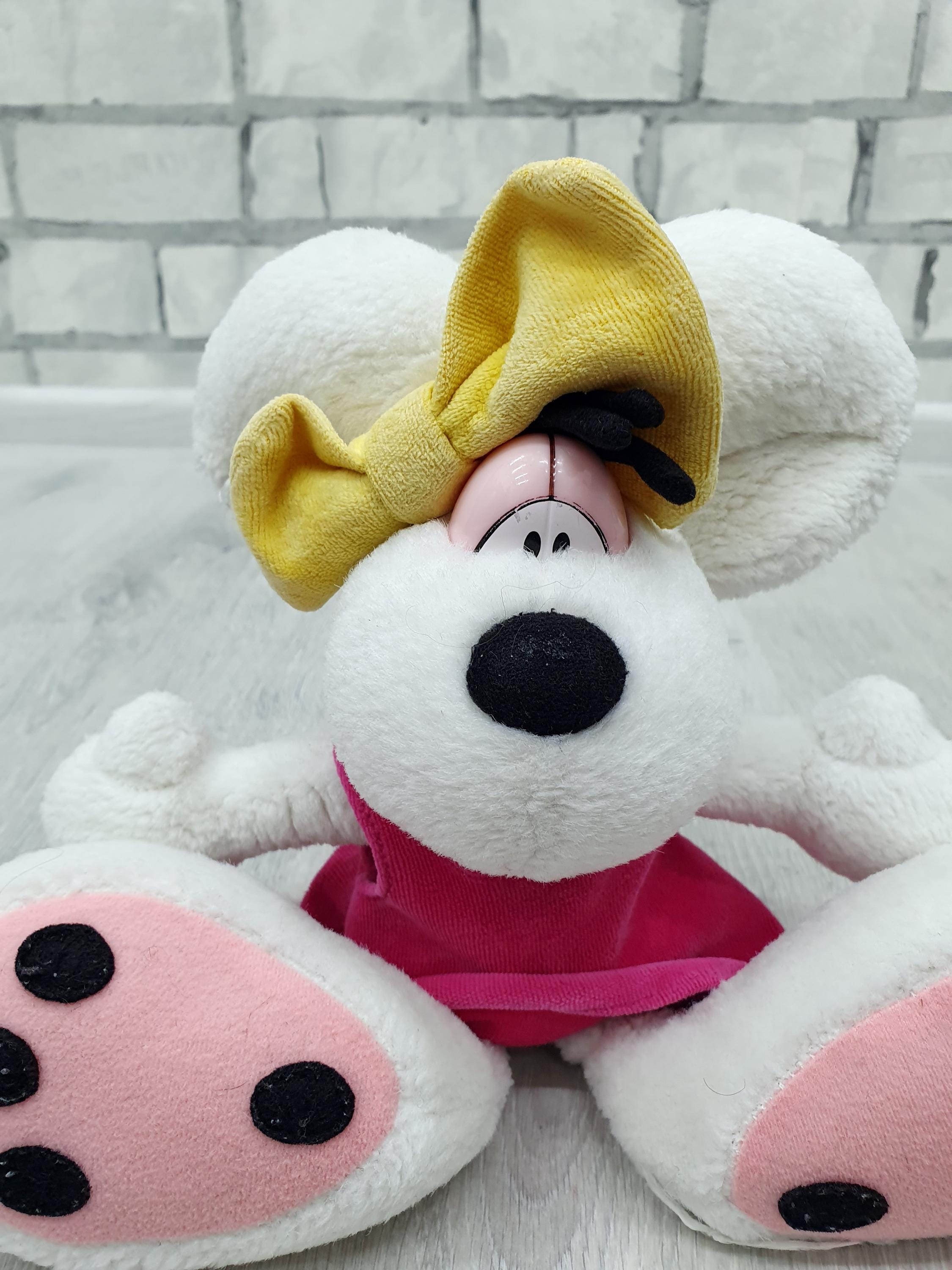 ヴィンテージ ぬいぐるみ ディドル ディドリナ マウス ぬいぐるみ 10.5