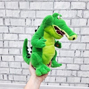 NOT Talking Stuffed Peter Pan Tic Tock Crocodile Plush toys 12&quot; Vintage collectible toy  animals toys Children&#39;s Toy Stuffed Toy kids Toy