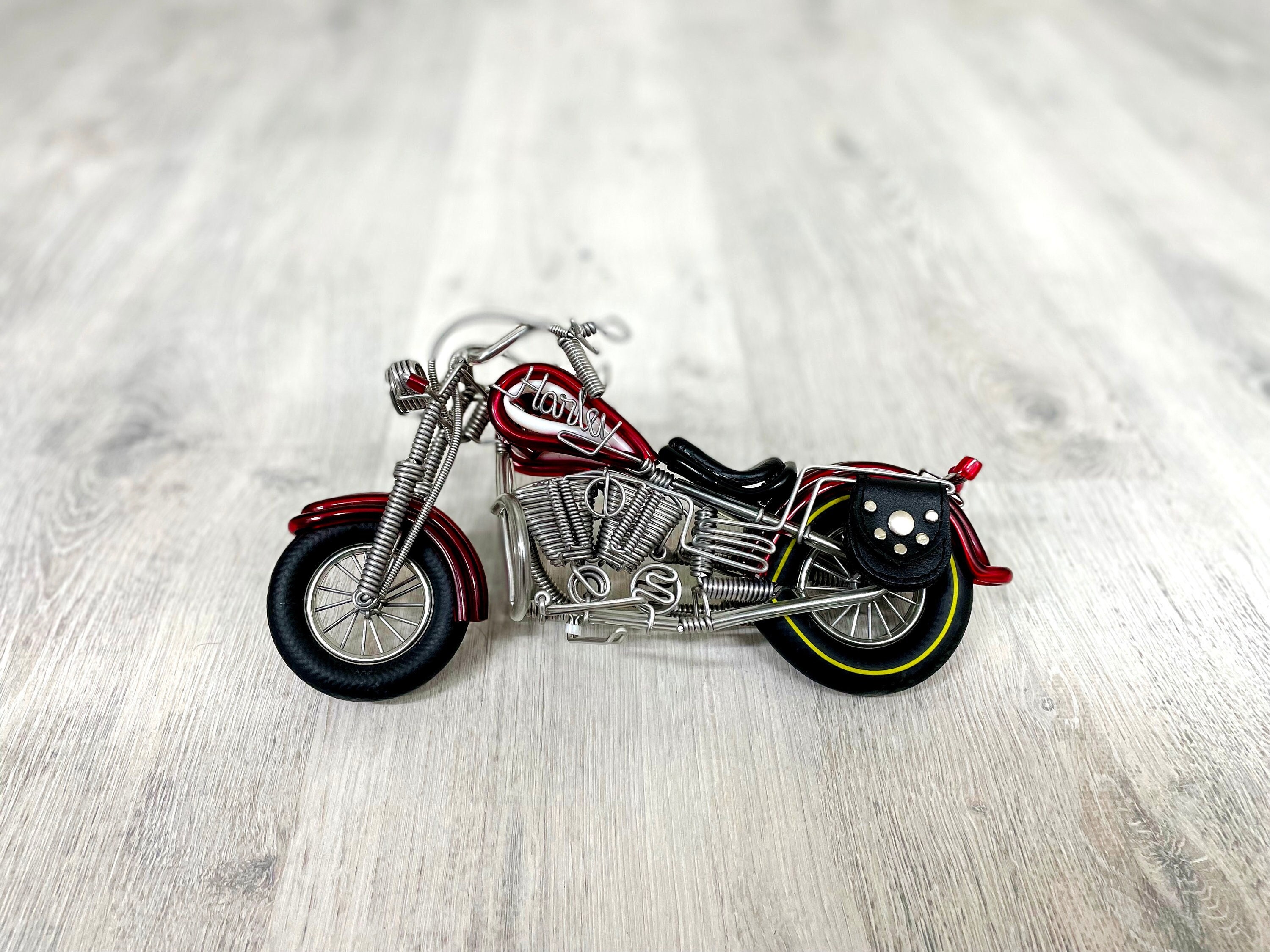 Metal Motorbike Toy Etsy UK